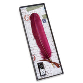 Turkey Quill and Ink Set Burgundy