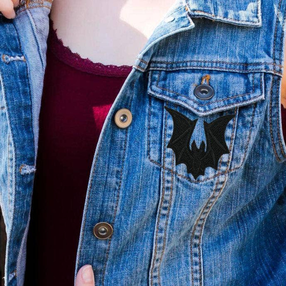 Vampire Bat Iron On Patch