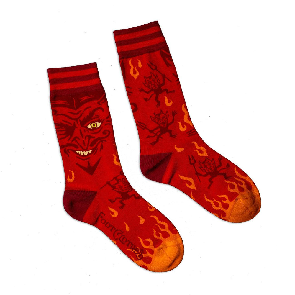 Vintage Devil Crew Socks Clothing FootClothes   