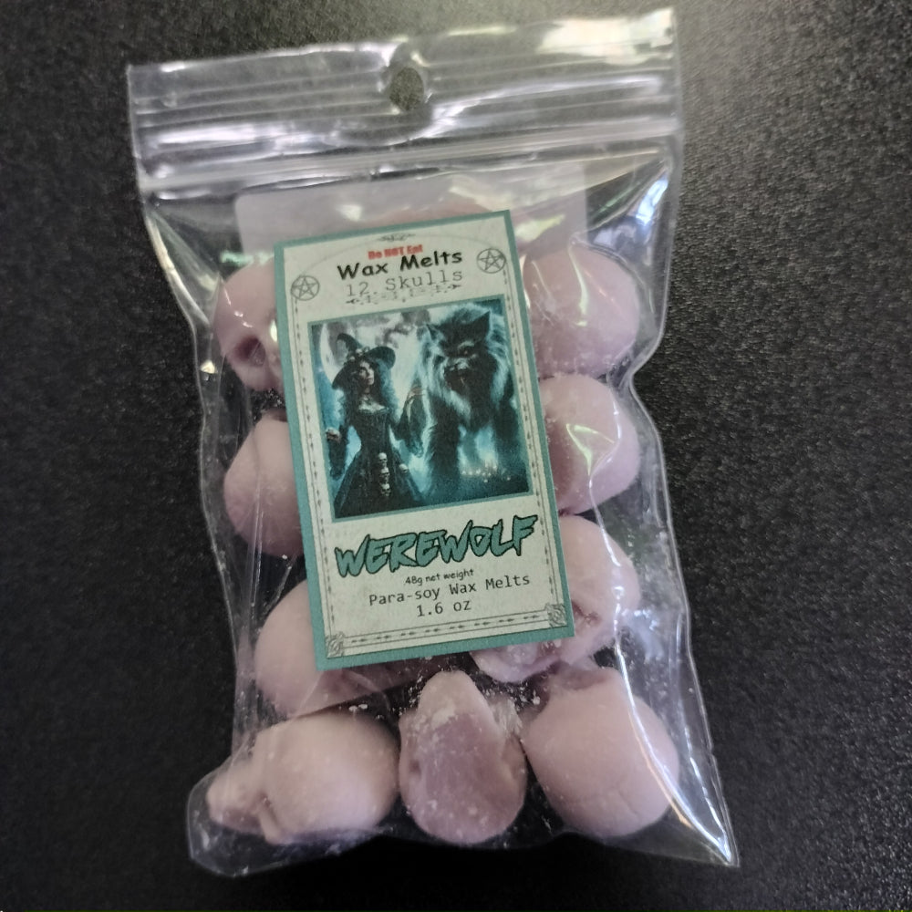 Werewolf Mini Skull Wax Melts