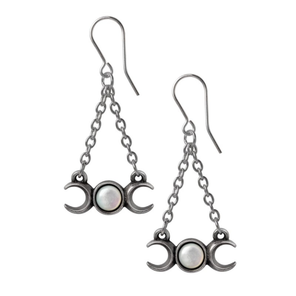 Wiccan Moon Earrings