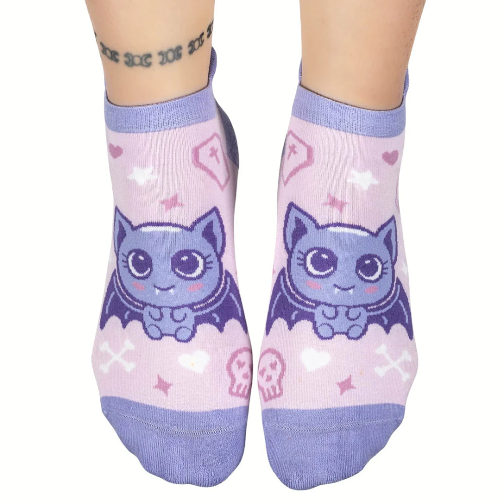 Widdle Bat Guy Ankle Socks Clothing FootClothes   