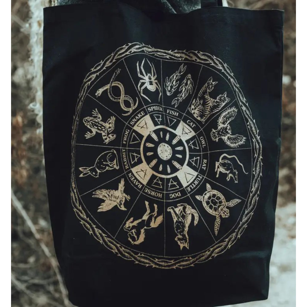 Witches Familiar Tote Bag Home Decor The Pretty Cult   