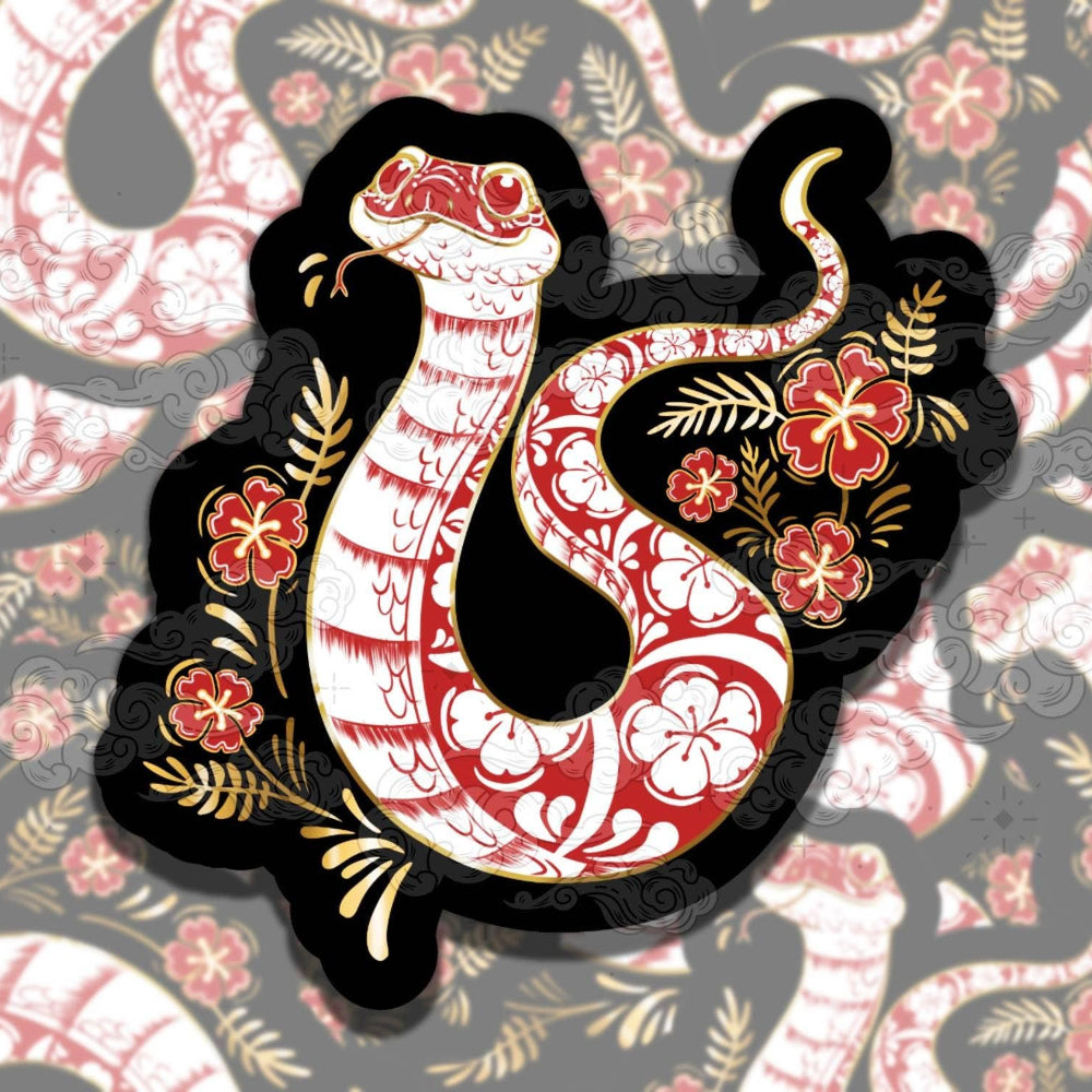 Year of the Snake Vinyl Sticker
