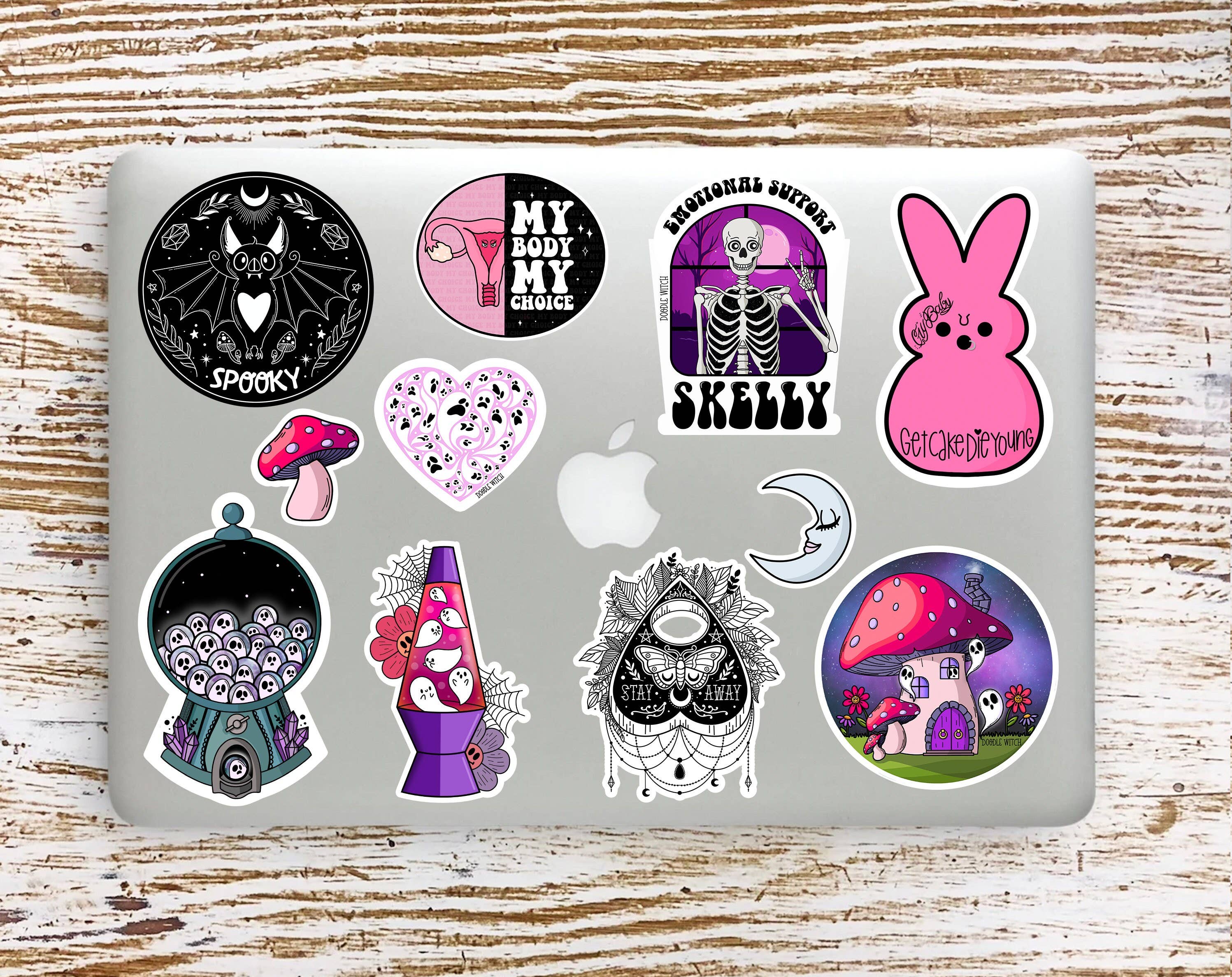 Spooky Gumball Machine Sticker, Halloween Stickers
