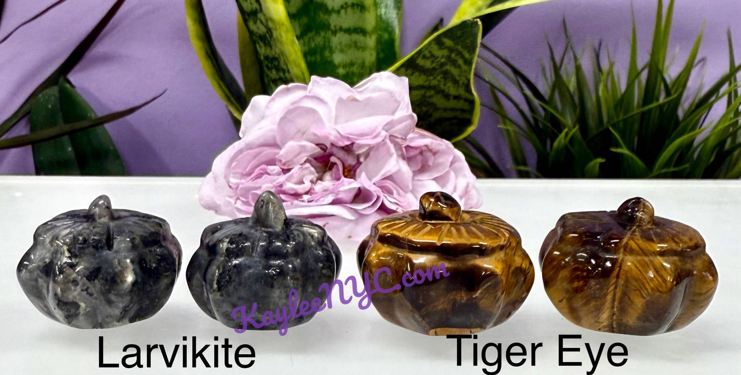 Assorted Stone Pumpkins