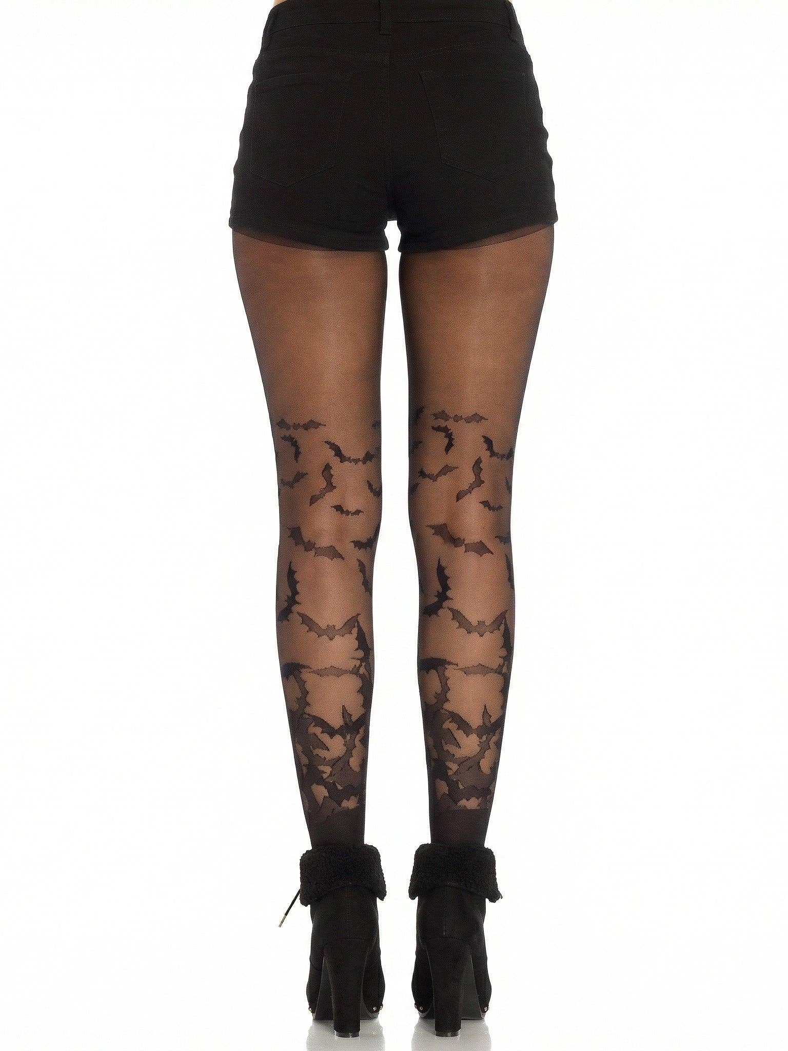 Bat Wing Sheer Tights