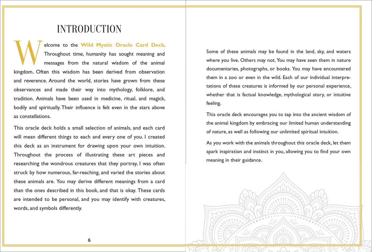 Wild Mystic Oracle Card Deck