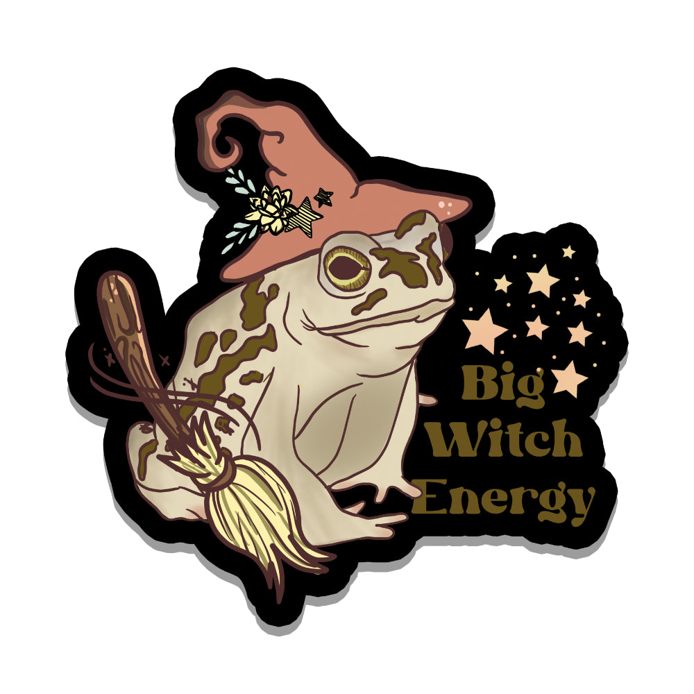 Big Witch Energy Vinyl Sticker Sticker Rebel and Siren   