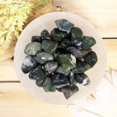 Green Moss Agate Tumbled Crystal