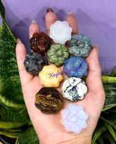 Assorted Stone Pumpkins