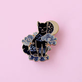Cloud Cat Enamel Pin