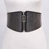 Studded Elastic Zipper Belt