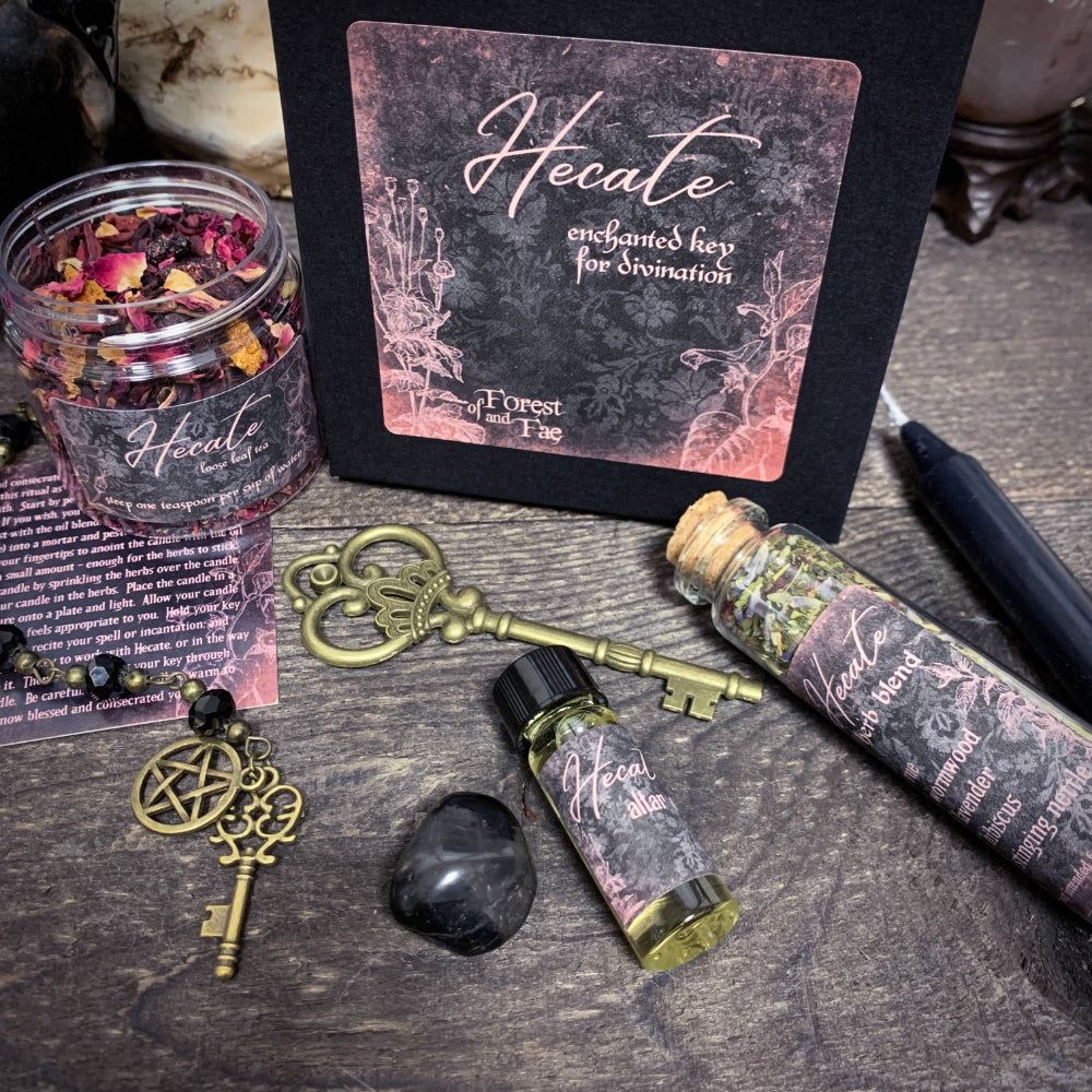 Hecate Enchanted Key Ritual Kit Witchcraft of Forest and Fae   