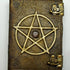 Pentagram Leather Embossed Journal with Crystal