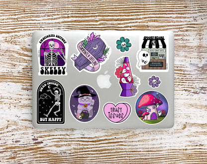 Spooky Gumball Machine Sticker, Halloween Stickers