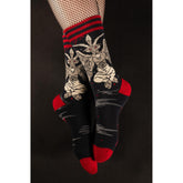 Evil AF Baphomet Crew Socks