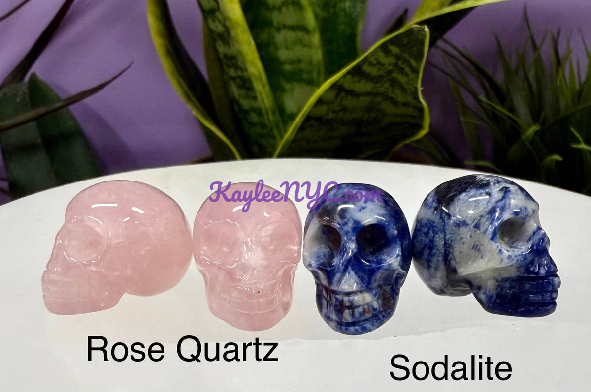 Assorted Stone Skulls