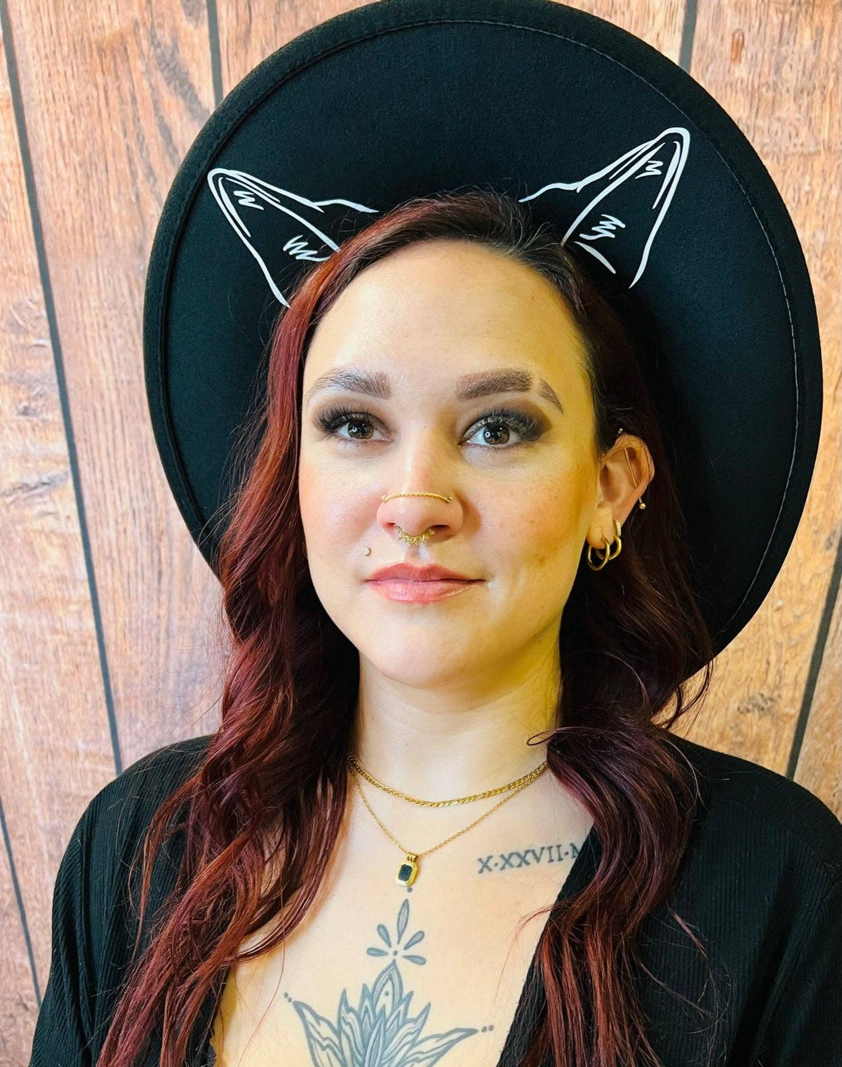 Wide Brim Hat Pet Ears