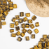 Futhark Rune Set Tiger Eye