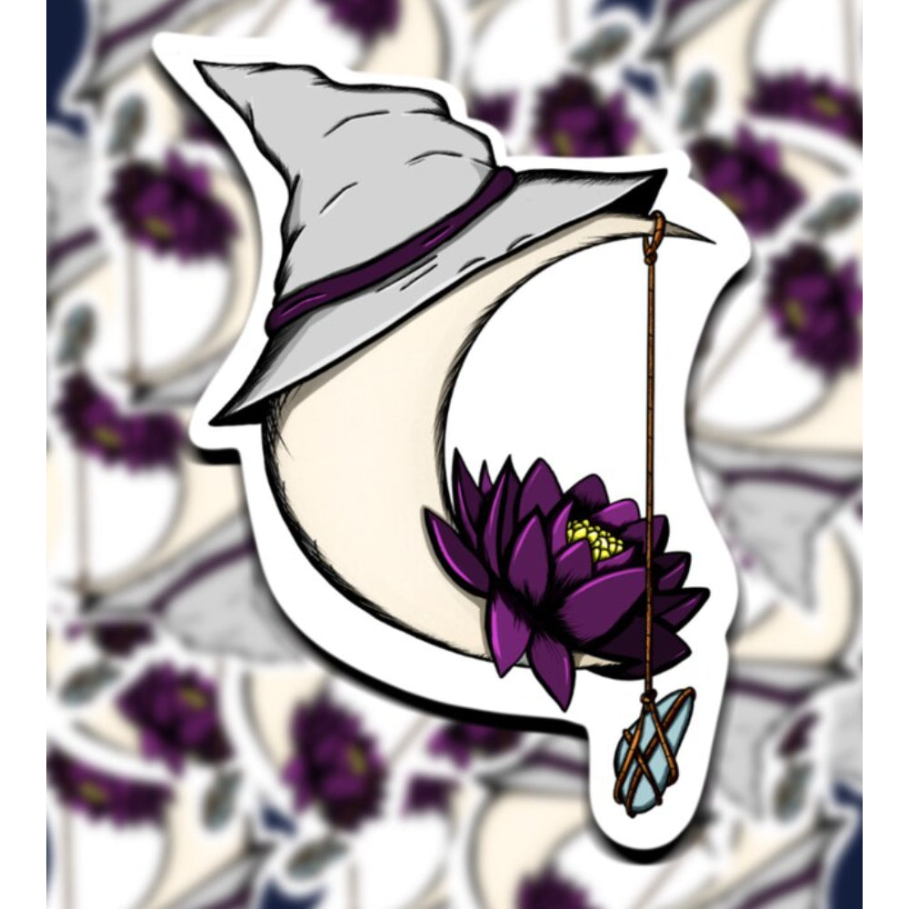 Witchy Moon Local Sticker