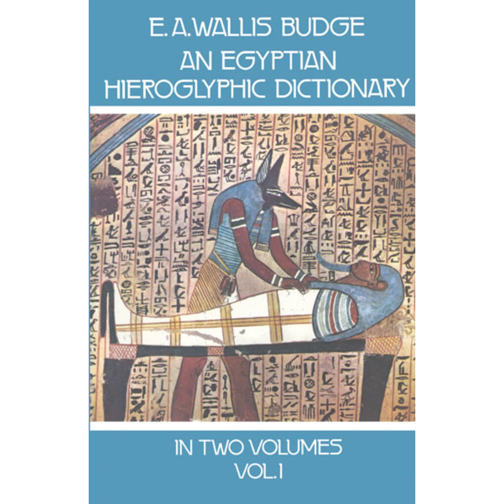 An Egyptian Hieroglyphic Dictionary, VOL. 1 - USED Books Medusa Gothic   