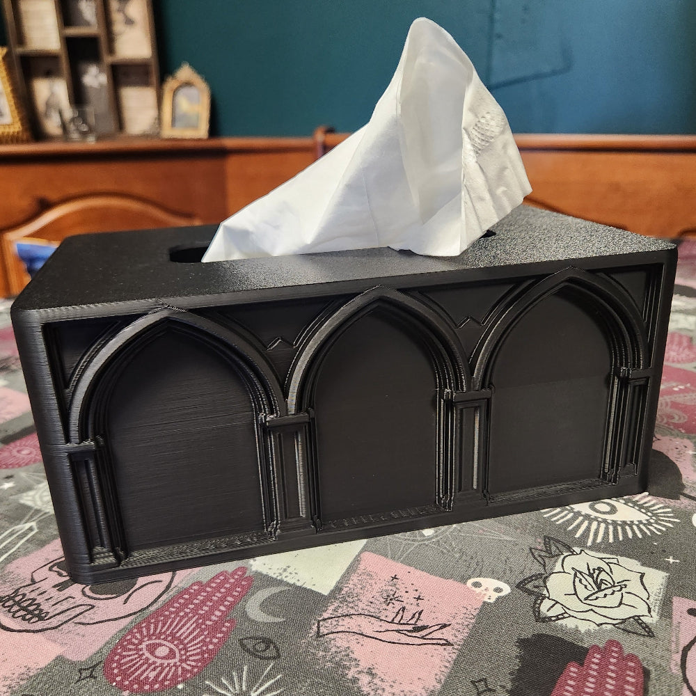 Gothic Arch Tissue Box Cover