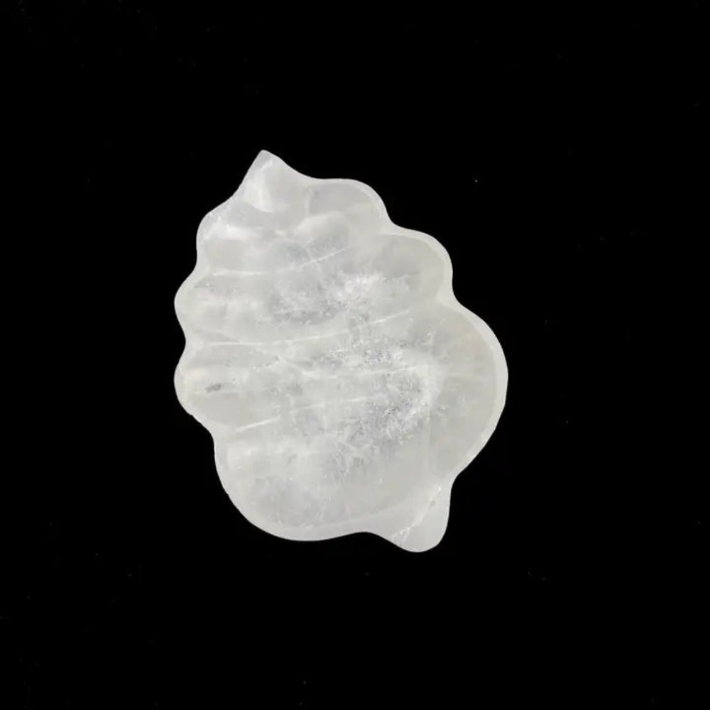 Selenite Leaf Charging Bowl