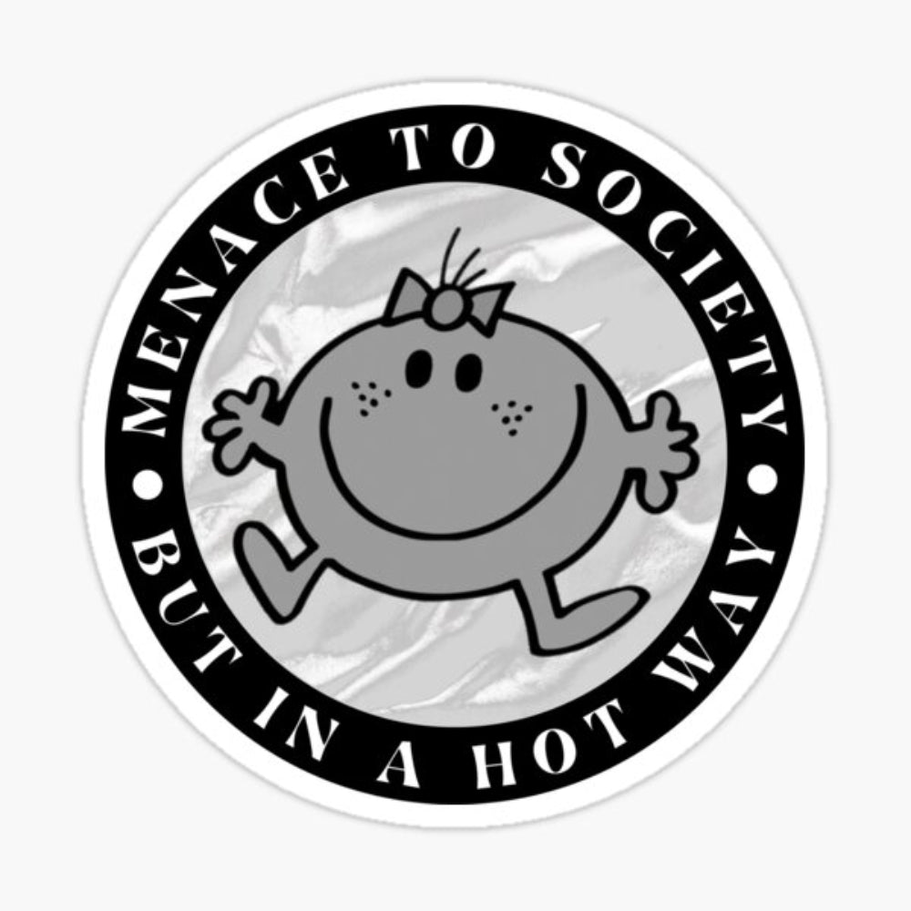 Menace to Society Vinyl Sticker Sticker The Girl Gets The Book   