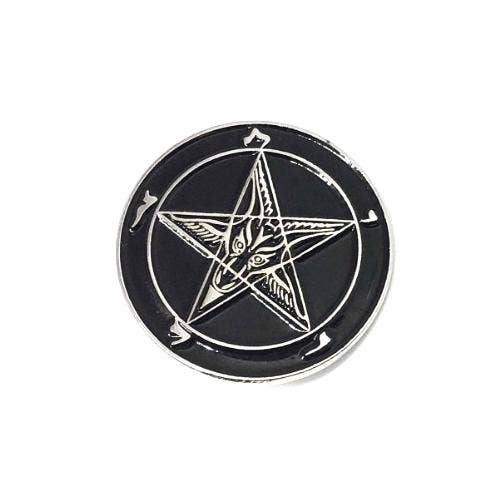 Satan's Signet Baphomet Pin Bric-A-Brac Mysticum Luna   