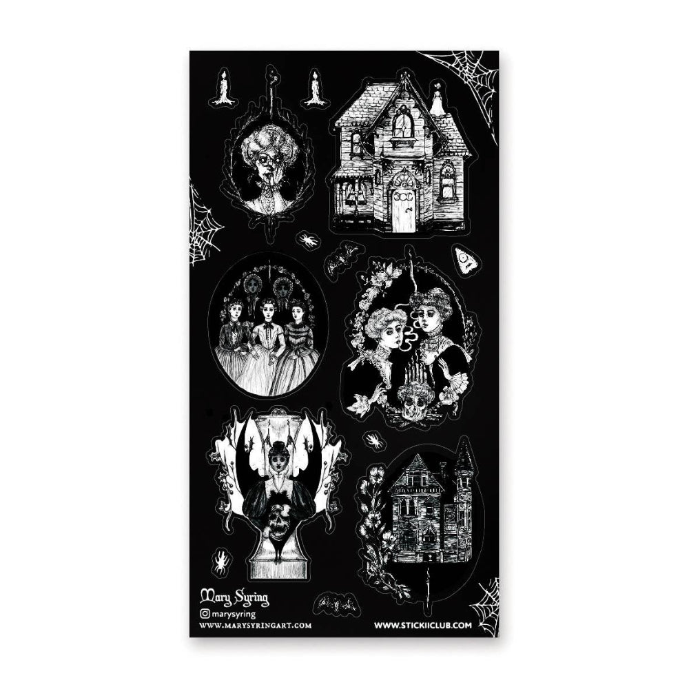 Ghostly Gothic Visions 1 Sticker Sheet Sticker STICKII   