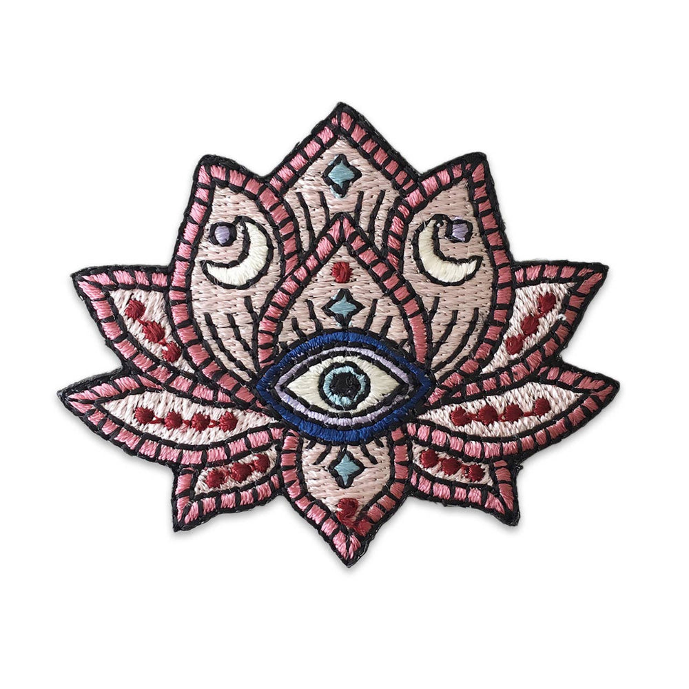 Mystical Lotus Evil Eye Patch Bric-A-Brac Wildflower + Co.   
