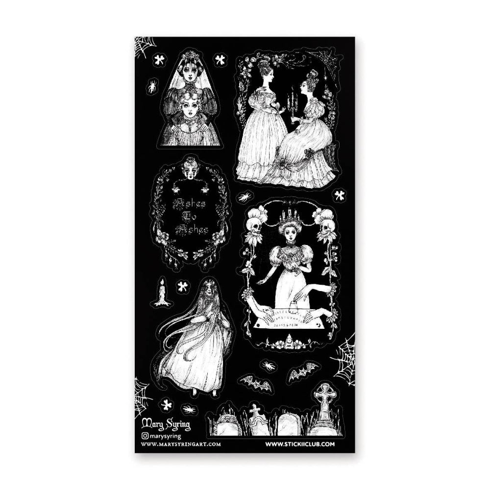 Ghostly Gothic Visions 2 Sticker Sheet Sticker STICKII   
