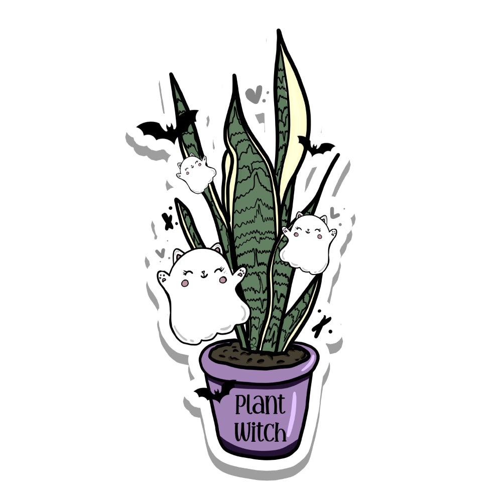 Plant Witch Vinyl Sticker Sticker Rebel and Siren   