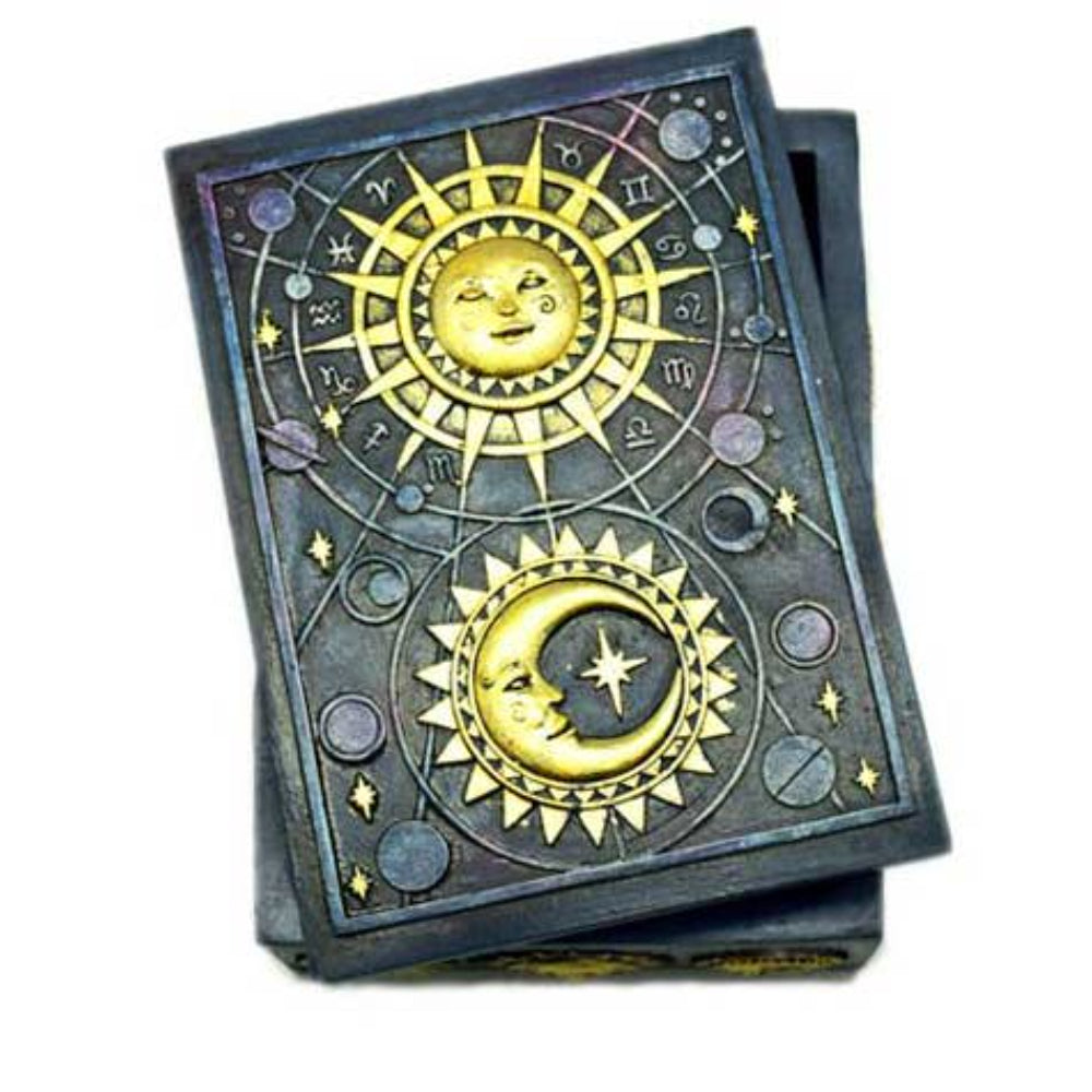 Sun and Moon Tarot Box Home Decor Fantasy Gifts   