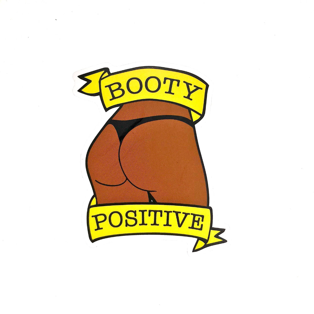 Booty Positive Chocolate Sticker
