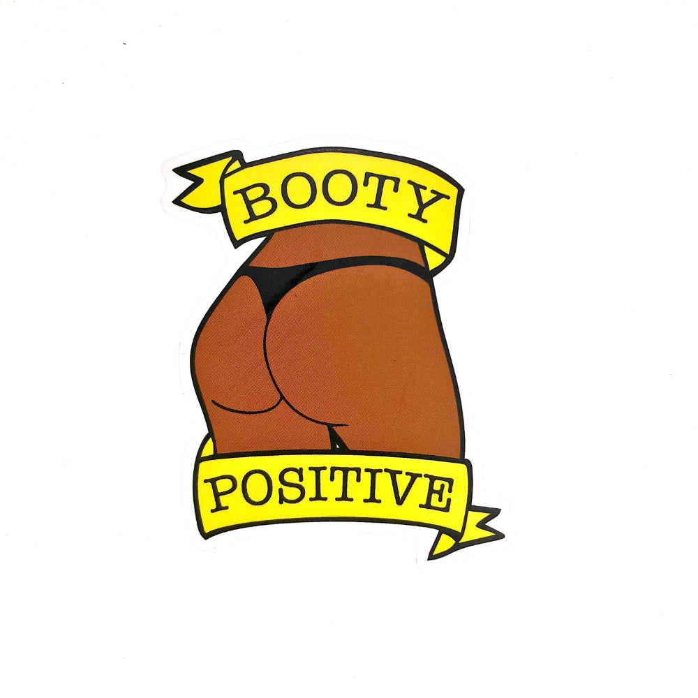 Booty Positive Chocolate  Sticker Sticker Geeky And Kinky   