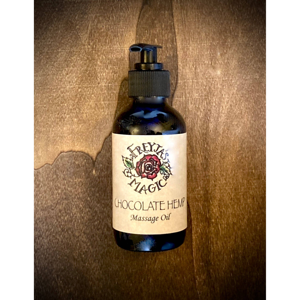Chocolate Hemp Massage and Body Oil