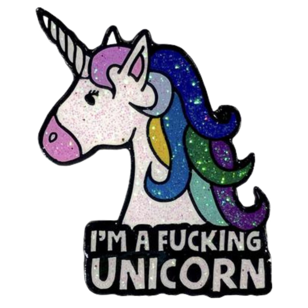 I'm A Fucking Unicorn Enamel Pin Bric-A-Brac Geeky And Kinky   
