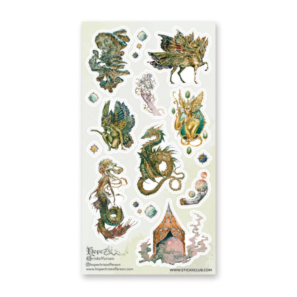 Dragons are Real Sticker Sheet Sticker STICKII   