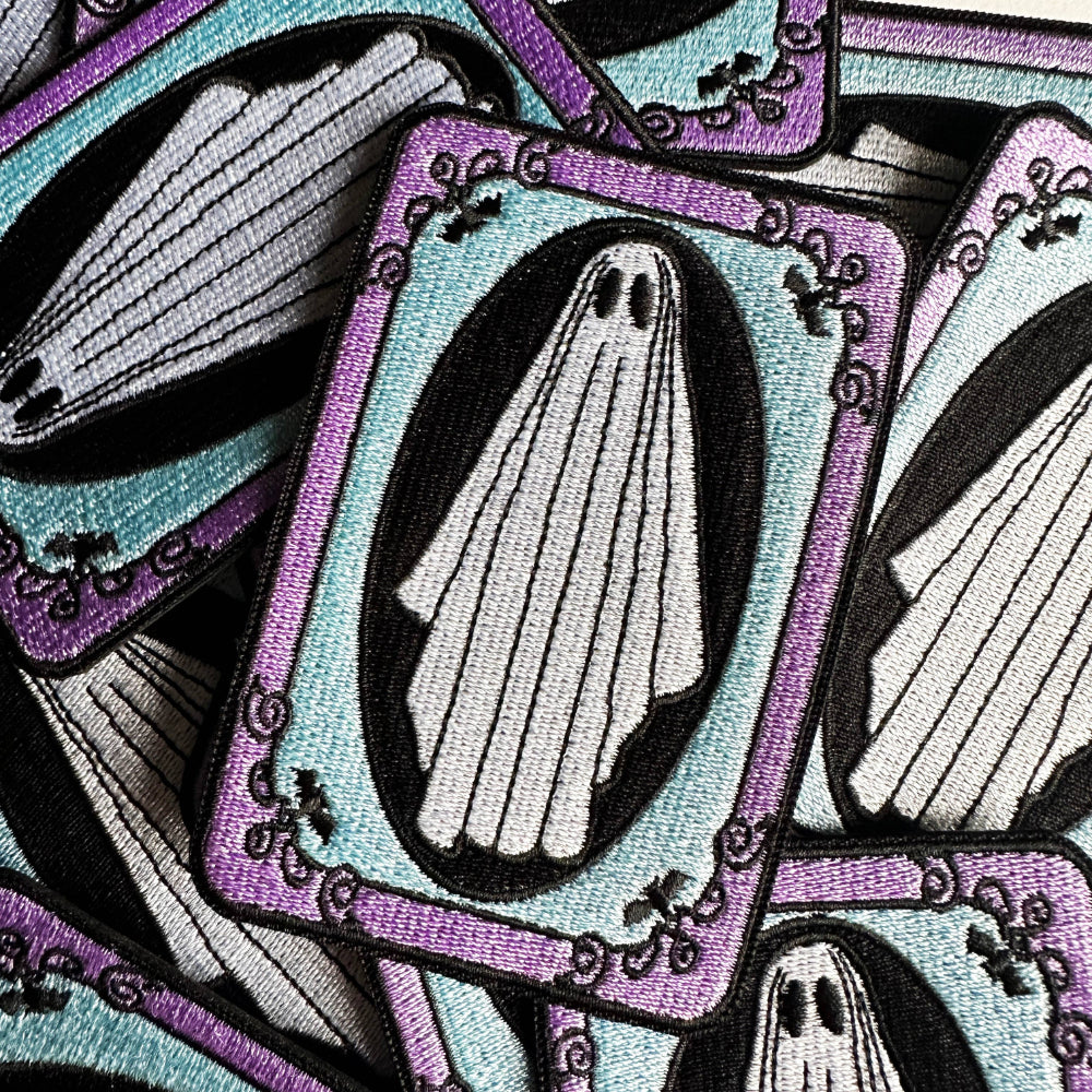 Spooky Cute Ghost Wearing Sheets Patch Bric-A-Brac Espi Lane   