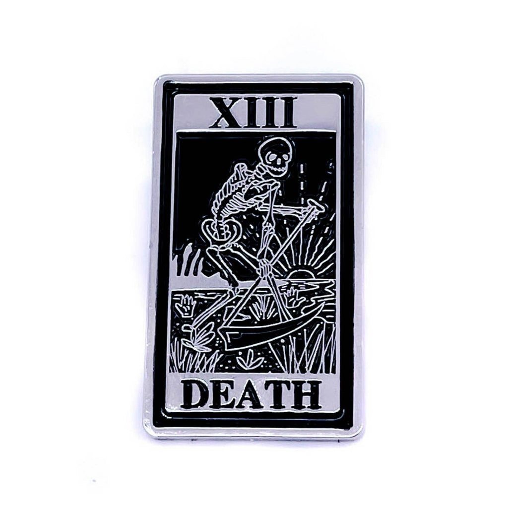 Death Tarot Pin Jewelry Mysticum Luna   