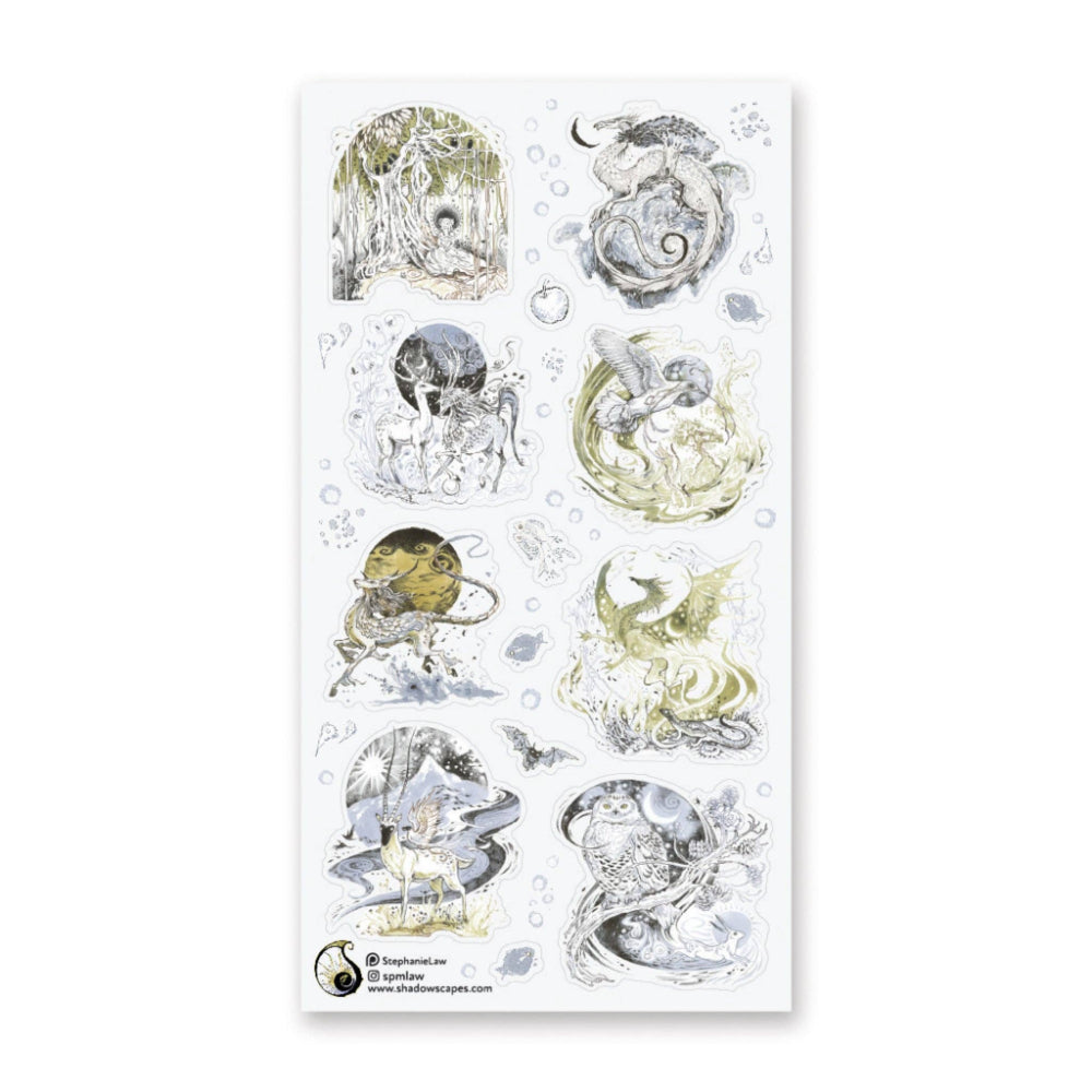 Fairytale Creatures Sticker Sheet