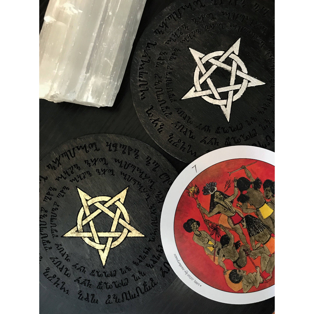 The Witches’ Rede Tile Gold Witchcraft Keven Craft Rituals LLC   