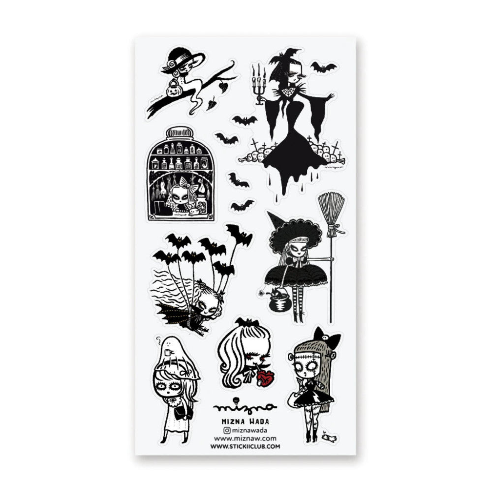 Gals and Ghouls Sticker Sheet Sticker STICKII   