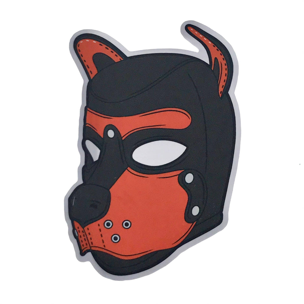 Puppy Hood Orange Sticker Sticker Geeky And Kinky   