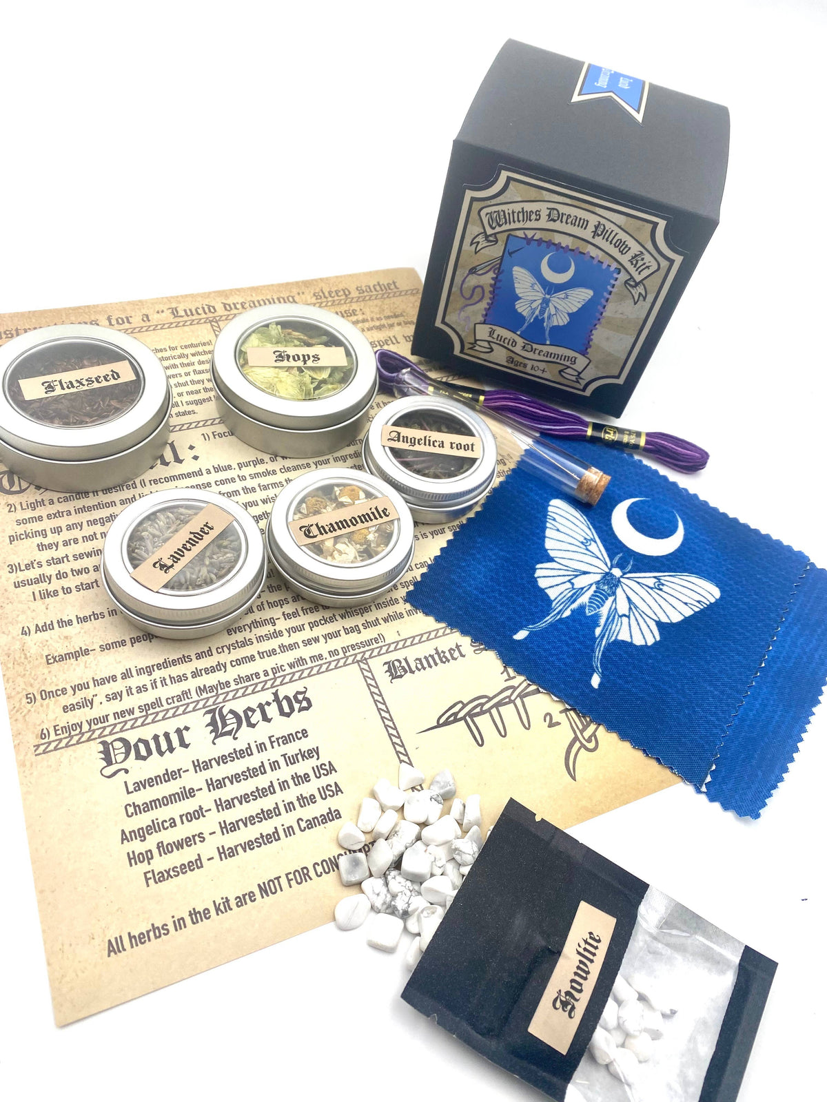 Witches Dream Pillow Kit - Lucid Dreaming!