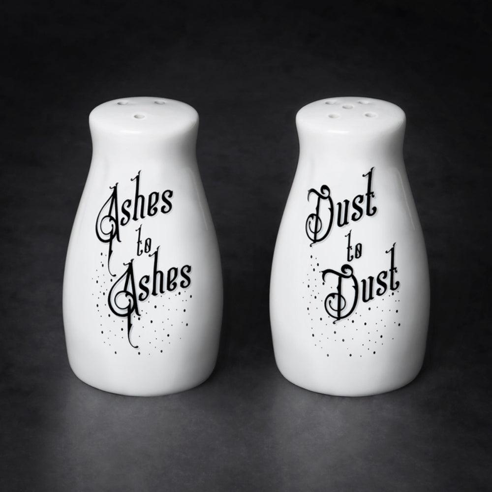 Ashes Dust Salt and Pepper Set Home Decor Alchemy England   