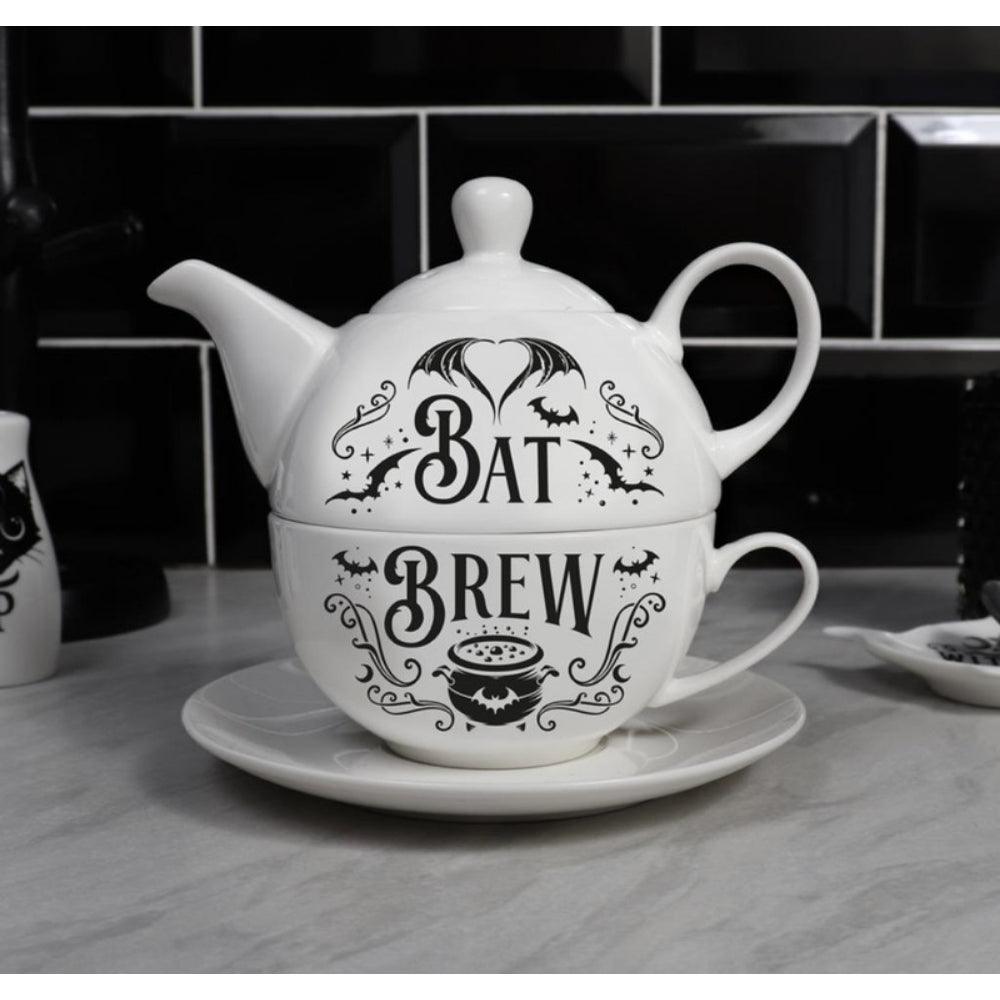 Bat Brew Teapot and Cup Home Decor Alchemy England   