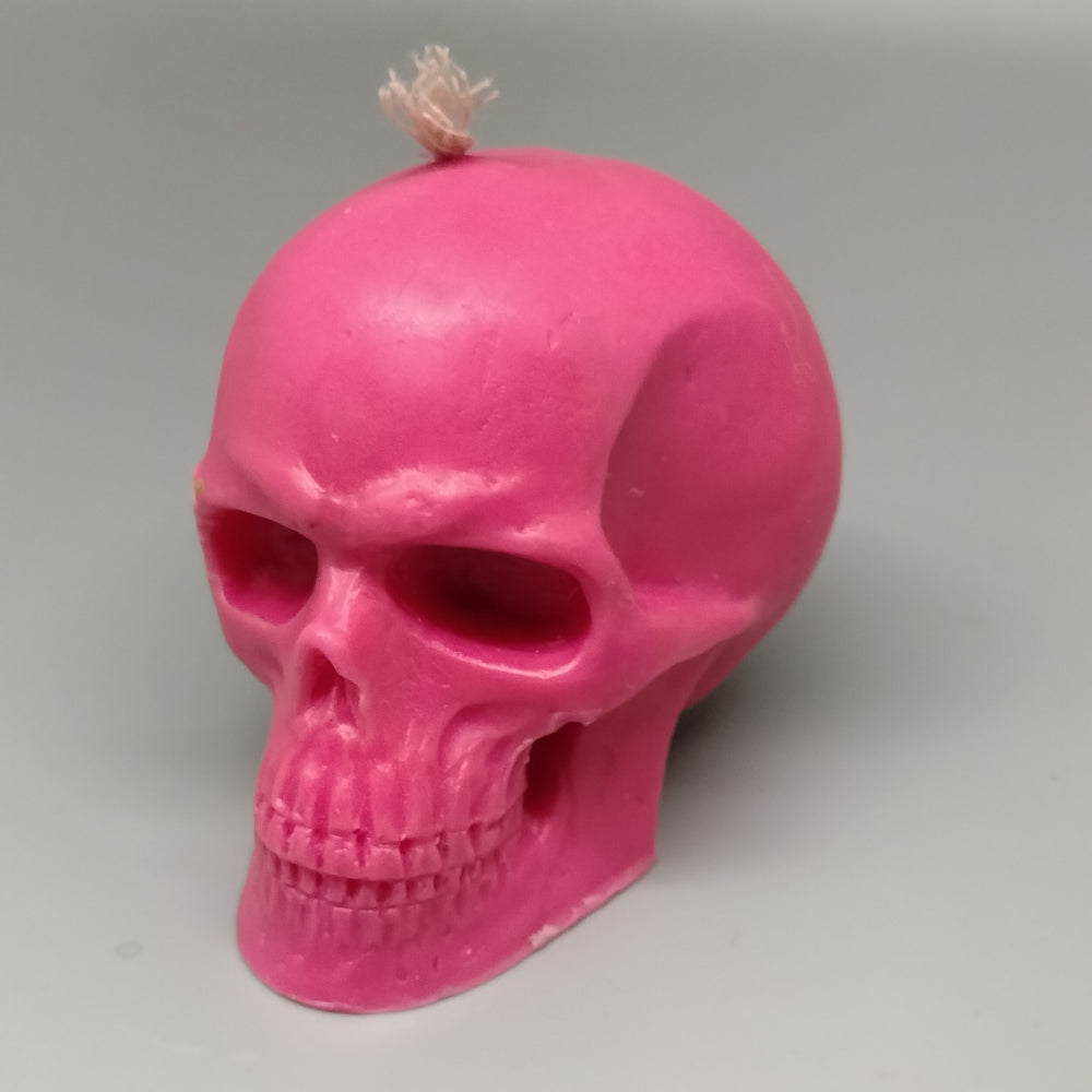 Skull Beeswax Candle Witchcraft Pandora Witch Shop Pink  